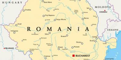 Mapa Bukareszt, Rumunia