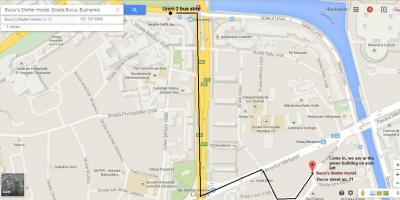 Na mapie hostel Bukareszt